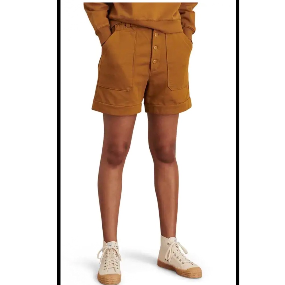 Alex Mill Ambrose Cotton Fleece Shorts small athleisure gorpcore luxury Staple